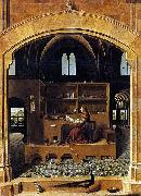 Antonello da Messina St Jerome in his Study oil painting reproduction